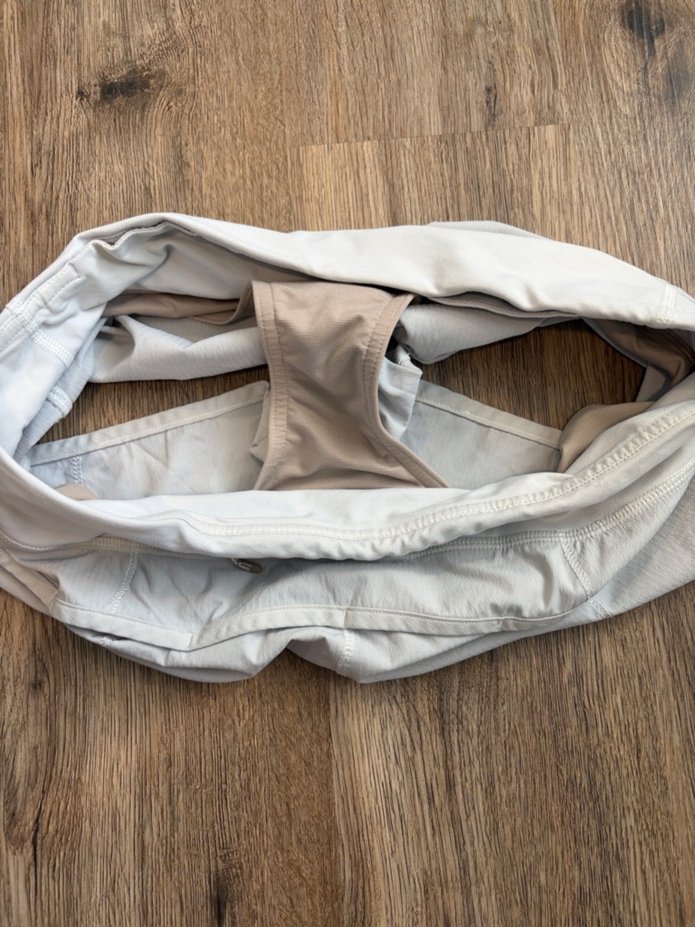 lululemon athletica White Double-Layer Running Shorts - Picture 6 of 7